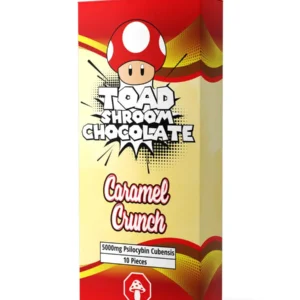 Toad Shroom Chocolate Bars (5000mg) - Caramel Crunch